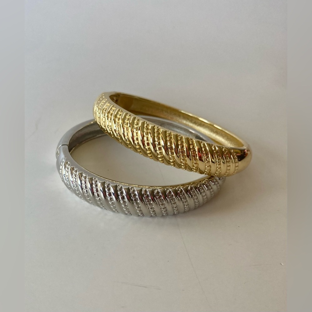 New Gold and Silver Bangle Set